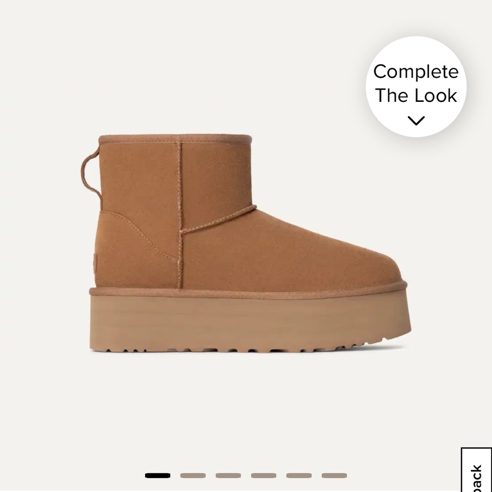 Classic Mini platform ugg size 8